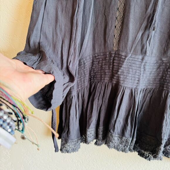 NWT | Some Days Lovin | boho grey dress | XS - Picture 5 of 6